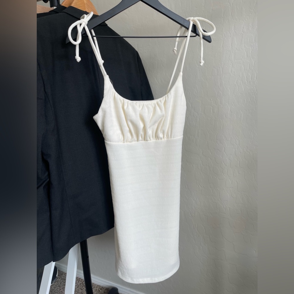 Fashion Nova White Summer Dress - M